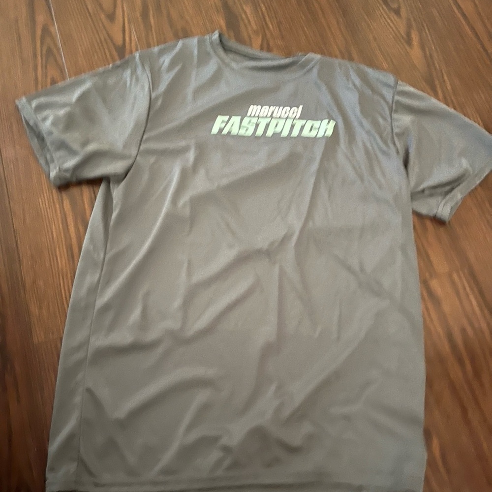 Womens Marucci fast pitch softball Gray mint athletic Shirt